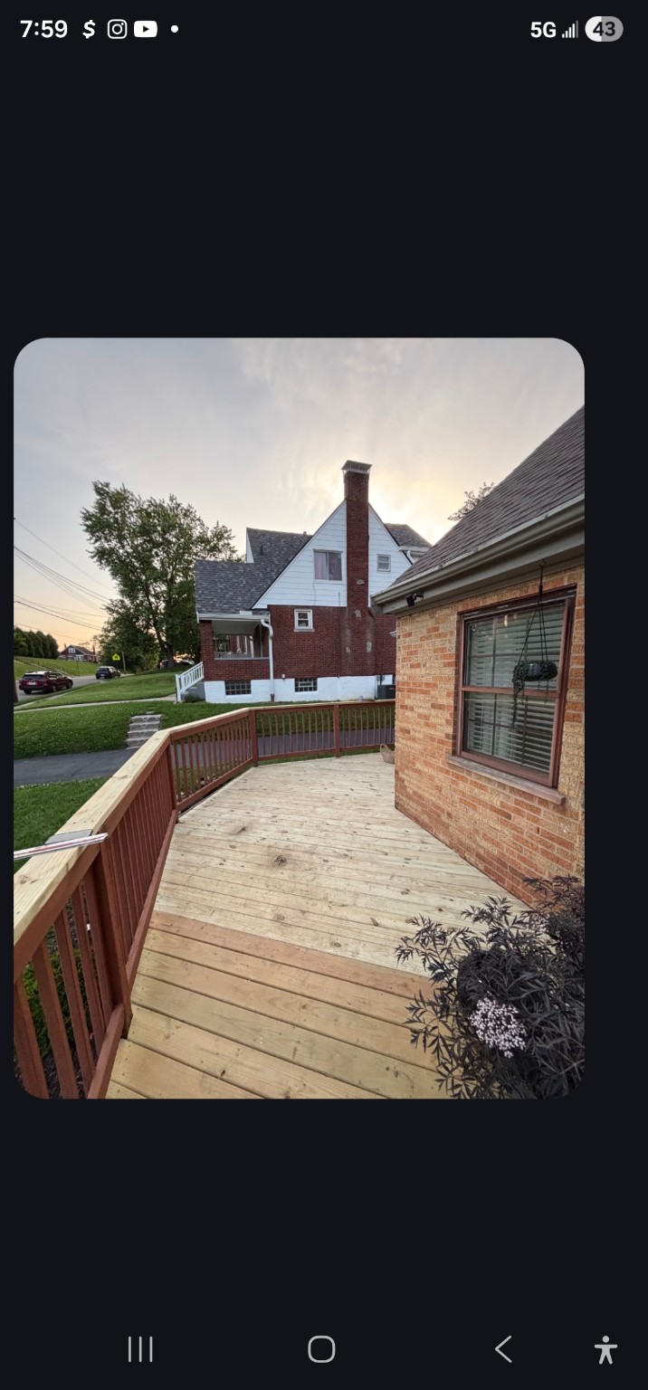 Finished deck — outdoor transformation